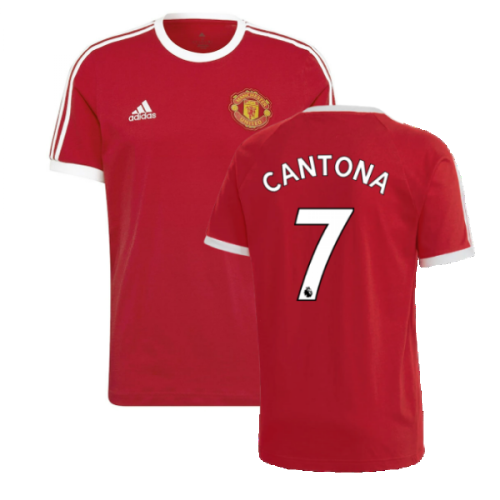 2022-2023 Man Utd 3S DNA Tee (Red) (CANTONA 7)