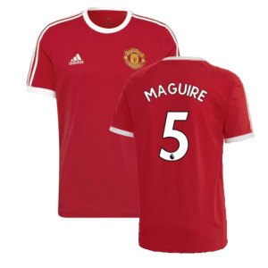 2022-2023 Man Utd 3S DNA Tee (Red) (MAGUIRE 5)