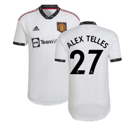 2022-2023 Man Utd Authentic Away Shirt (ALEX TELLES 27)