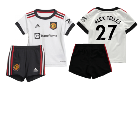 2022-2023 Man Utd Away Baby Kit (ALEX TELLES 27)