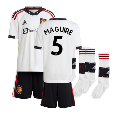 2022-2023 Man Utd Away Mini Kit (MAGUIRE 5)