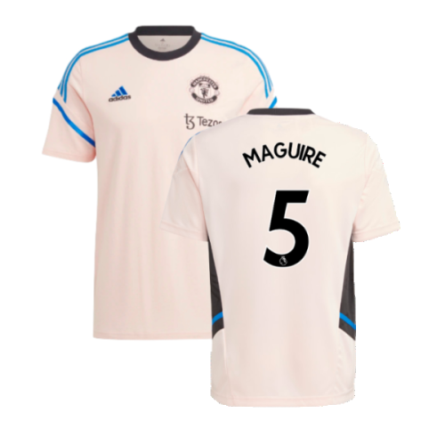 2022-2023 Man Utd Convido 22 Training Tee (Pink) (MAGUIRE 5)