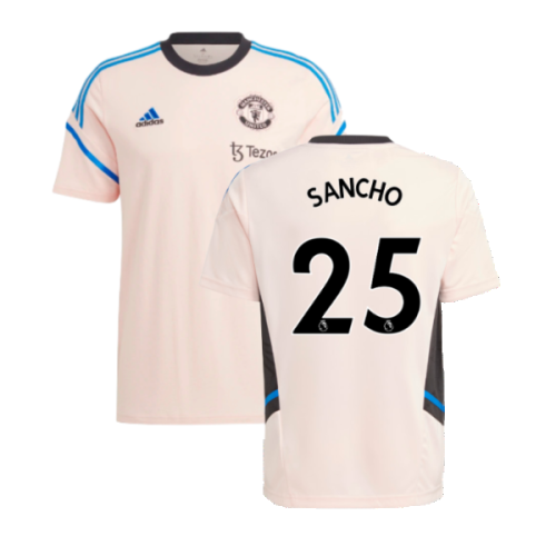 2022-2023 Man Utd Convido 22 Training Tee (Pink) (SANCHO 25)