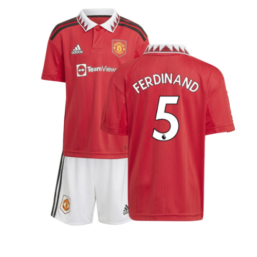 2022-2023 Man Utd Home Mini Kit (FERDINAND 5)