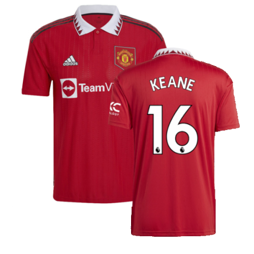 2022-2023 Man Utd Home Shirt (KEANE 16)