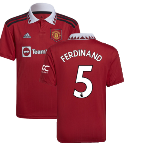 2022-2023 Man Utd Home Shirt (Kids) (FERDINAND 5)