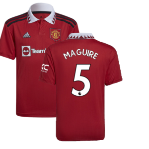 2022-2023 Man Utd Home Shirt (Kids) (MAGUIRE 5)