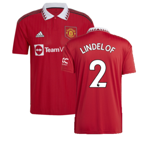 2022-2023 Man Utd Home Shirt (LINDELOF 2)