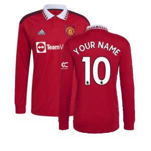 2022-2023 Man Utd Long Sleeve Home Shirt