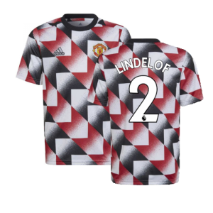 2022-2023 Man Utd Pre-Match Shirt (White) - Kids (LINDELOF 2)