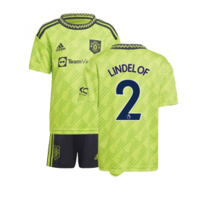 2022-2023 Man Utd Third Mini Kit (LINDELOF 2)