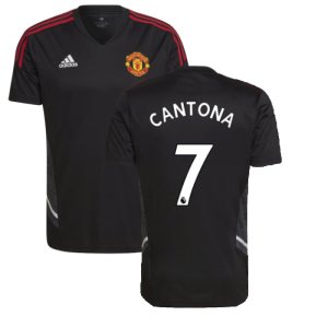 2022-2023 Man Utd Training Shirt (Black) (CANTONA 7)