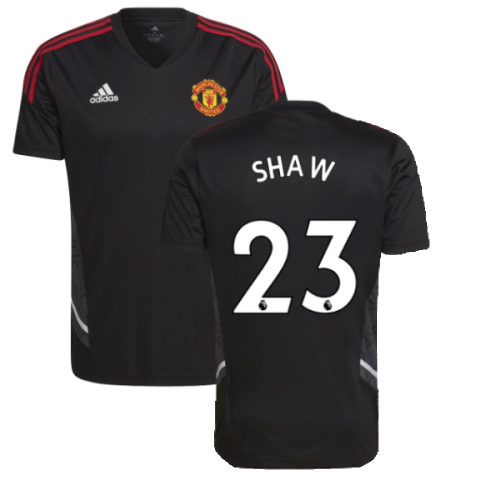 2022-2023 Man Utd Training Shirt (Black) (SHAW 23)