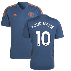 2022-2023 Man Utd Training Shirt (Blue)