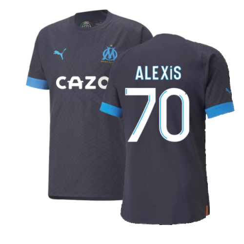 2022-2023 Marseille Authentic Away Shirt (ALEXIS 70)