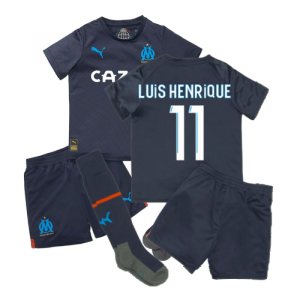 2022-2023 Marseille Away Mini Kit (LUIS HENRIQUE 11) 2022-2023 Marseille Away Mini Kit (LUIS HENRIQUE 11)