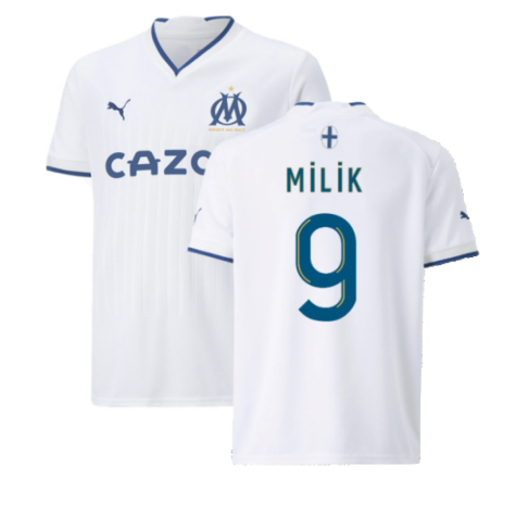 2022-2023 Marseille Home Shirt (Kids) (MILIK 9)