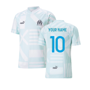 2022-2023 Marseille Pre-Match Jersey (Blue)