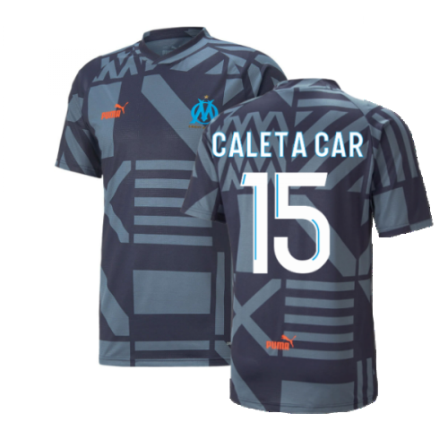 2022-2023 Marseille Pre-Match Jersey (French Night) (CALETA CAR 15)