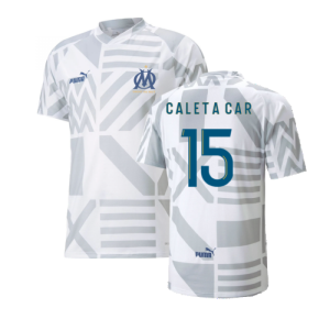 2022-2023 Marseille Pre-Match Jersey (White) (CALETA CAR 15)