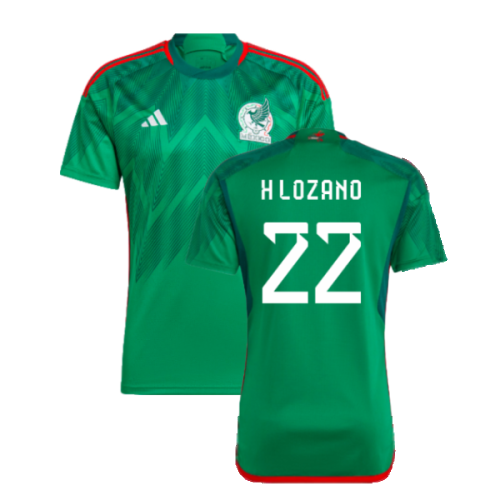 2022-2023 Mexico Home Shirt (H LOZANO 22)