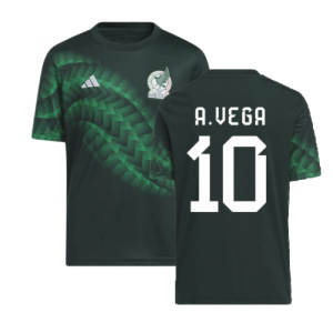 2022-2023 Mexico Pre-Match Shirt (Green) - Kids (A.VEGA 10)