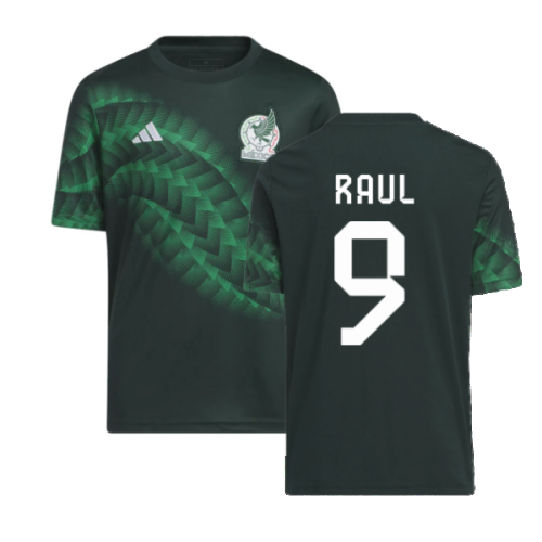 2022-2023 Mexico Pre-Match Shirt (Green) - Kids (RAUL 9)