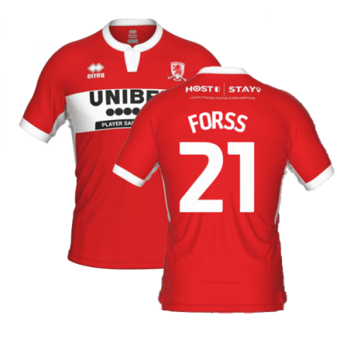 2022-2023 Middlesbrough Home Shirt (FORSS 21)