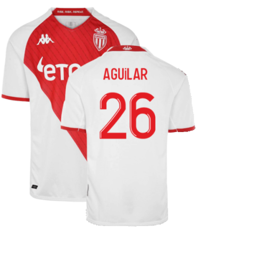 2022-2023 Monaco Home Shirt (Kids) (AGUILAR 26)