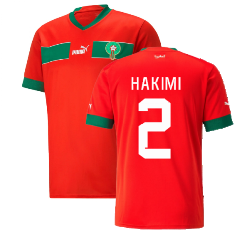 2022-2023 Morocco Home Shirt (HAKIMI 2)