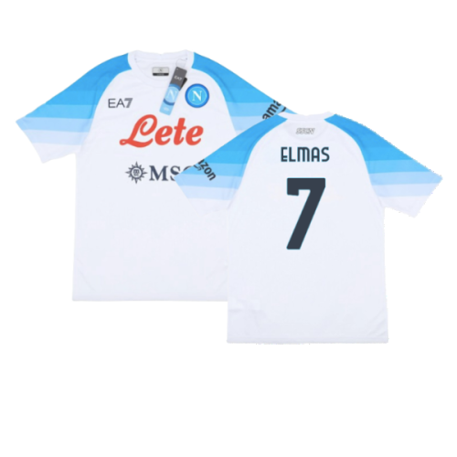 2022-2023 Napoli Authentic Away Shirt (Elmas 7)