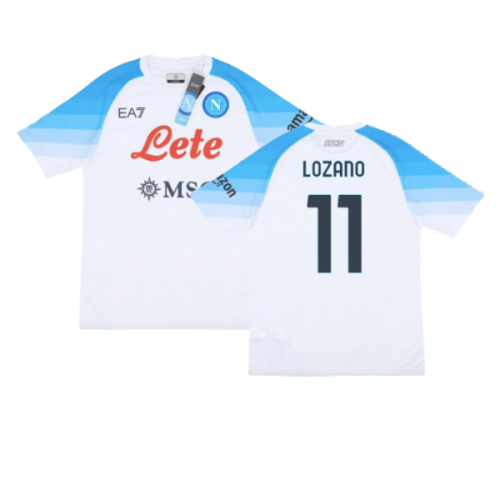 2022-2023 Napoli Authentic Away Shirt (Lozano 11)