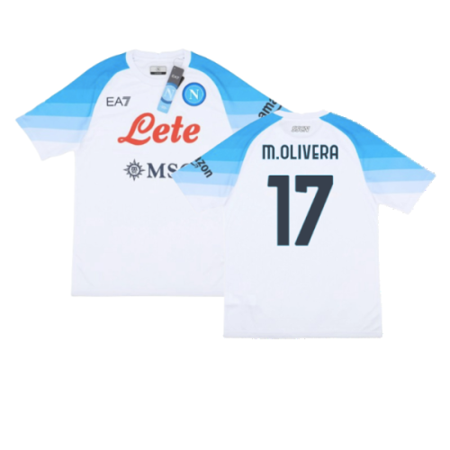 2022-2023 Napoli Authentic Away Shirt (M.Olivera 17)