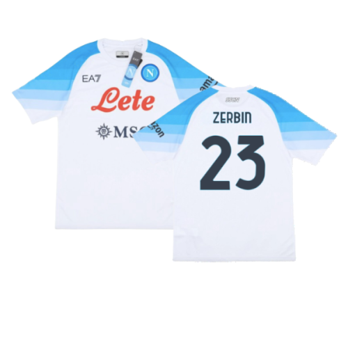 2022-2023 Napoli Authentic Away Shirt (Zerbin 23)