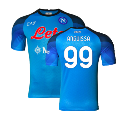 2022-2023 Napoli Home Authentic Shirt (Anguissa 99)