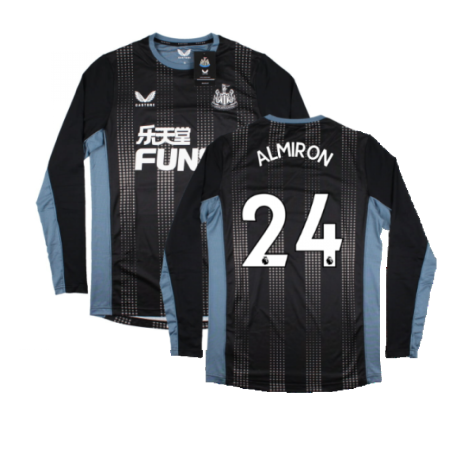 2022-2023 Newcastle Coaches Long Sleeve Training Tee (Black) (ALMIRON 24)