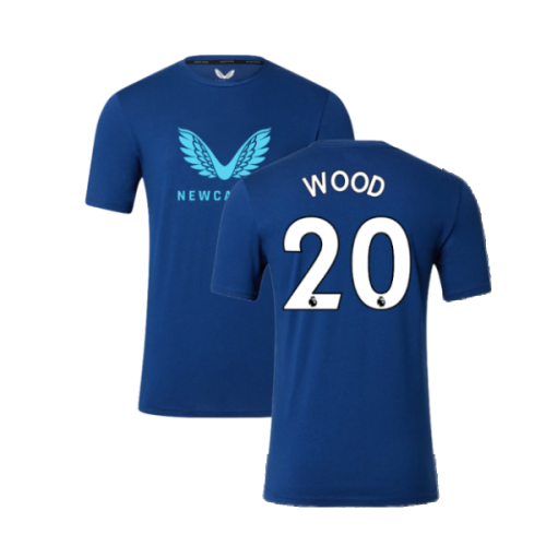 2022-2023 Newcastle Players Travel Tee (Navy) (WOOD 20)