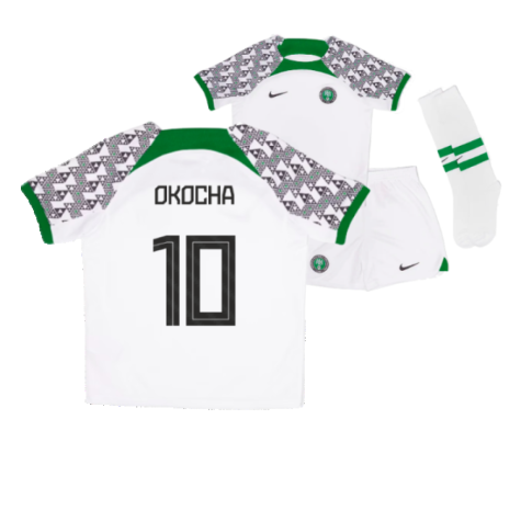 2022-2023 Nigeria Away Mini Kit (OKOCHA 10)