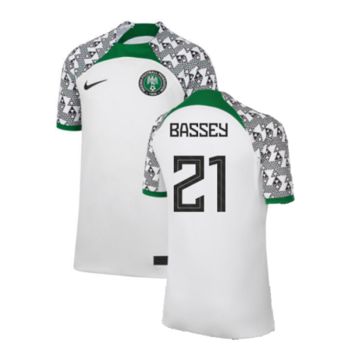 2022-2023 Nigeria Away Shirt (Kids) (Bassey 21)