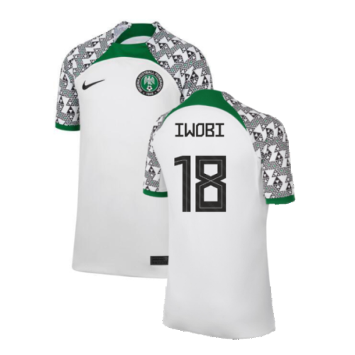 2022-2023 Nigeria Away Shirt (Kids) (IWOBI 18)