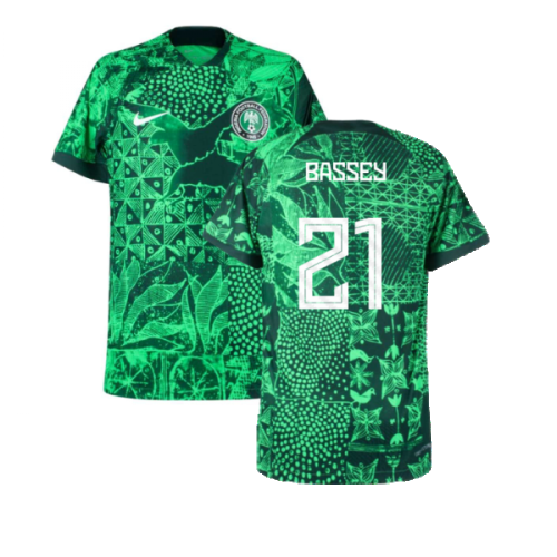 2022-2023 Nigeria Home Vapor Shirt (Bassey 21)