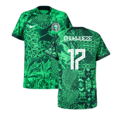 2022-2023 Nigeria Home Vapor Shirt (CHUKWUEZE 17)