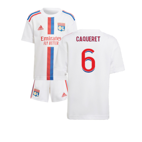 2022-2023 Olympique Lyon Home Mini Kit (CAQUERET 6)