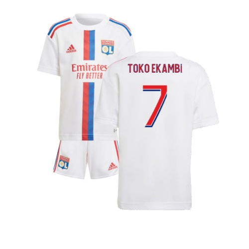 2022-2023 Olympique Lyon Home Mini Kit (TOKO EKAMBI 7)