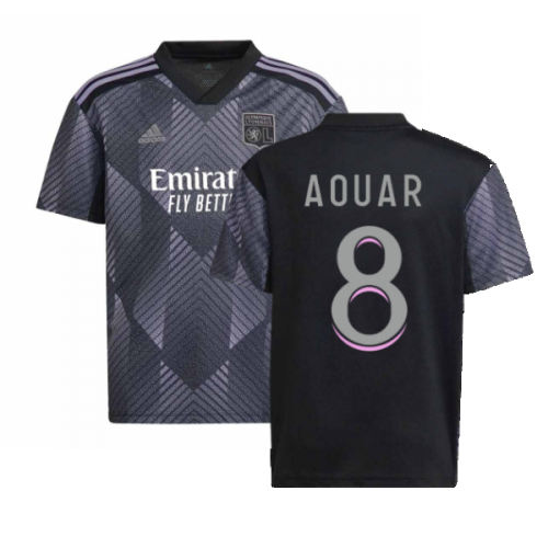 2022-2023 Olympique Lyon Third Shirt (Kids) (AOUAR 8)