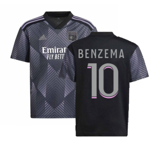 2022-2023 Olympique Lyon Third Shirt (Kids) (BENZEMA 10)