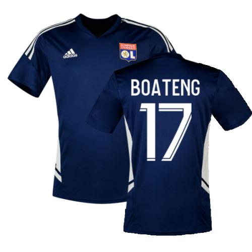 2022-2023 Olympique Lyon Training Jersey (Navy) (BOATENG 17)