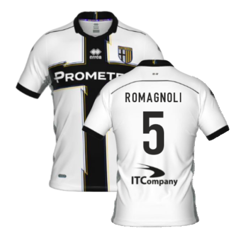 2022-2023 Parma Calcio Home Jersey (Romagnoli 5)