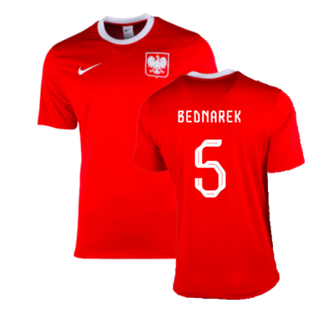 2022-2023 Poland Away Dri-Fit Football Shirt (Bednarek 5)