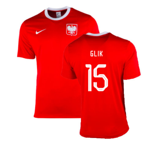 2022-2023 Poland Away Dri-Fit Football Shirt (Glik 15)